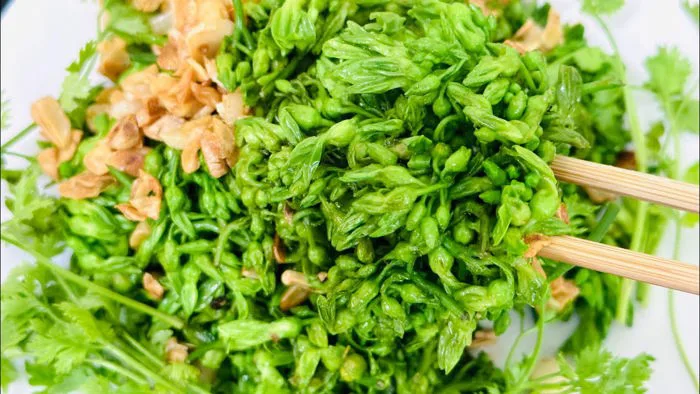 BÔNG THIÊN LÝ XÀO TỎI thơm ngon, dễ làm và xanh mướt, ăn cơm tuyệt vời |  Nho Huân Foods