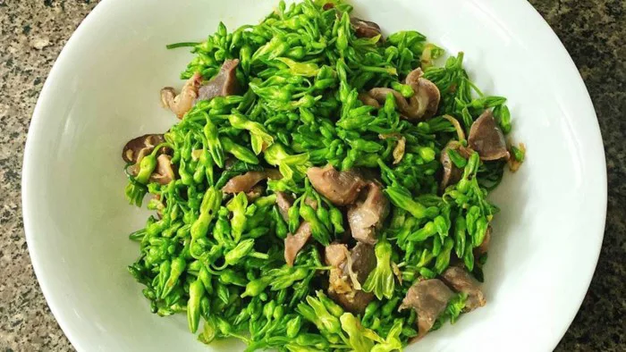 2 cách làm lòng gà xào hoa thiên lý và măng chua dân dã thơm ngon