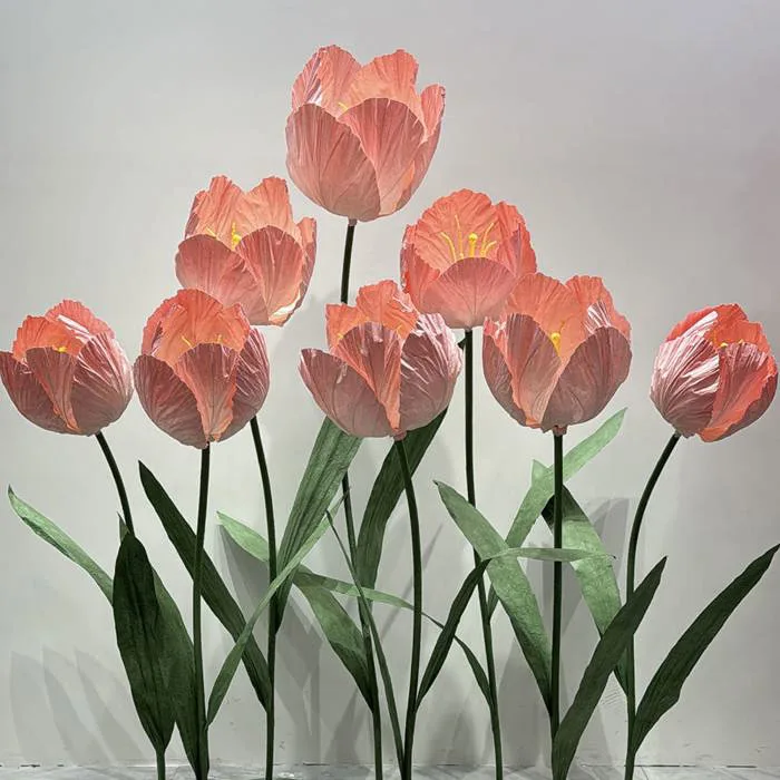 Hoa tulip khổng lồ - Khóm hoa Tulip khổng lồ - Xưởng Hoa Khổng Lồ | Decor  trang trí sự kiện | Decor Studio | Decor quán cafe theo concept