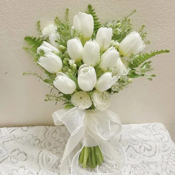 Hoa Cưới Cô Dâu Hoa Tulip Đẹp