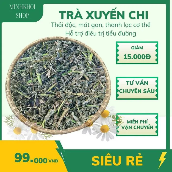 1 Kg Trà Hoa Xuyến Chi Khô Giúp Thanh Nhiệt Cho Cơ Thể, Giải Độc, Sát Trùng  Các Vết Thương, Chống Viêm