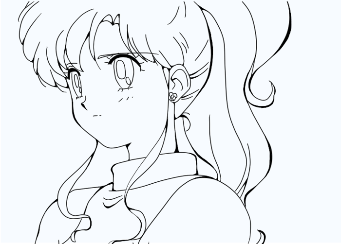 Tranh tô màu Anime