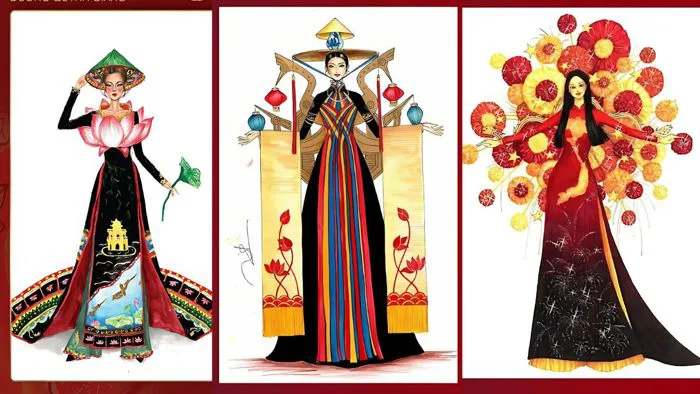 50 mẫu vẽ áo dài đẹp cực độc đáo - Hướng dẫn cách vẽ