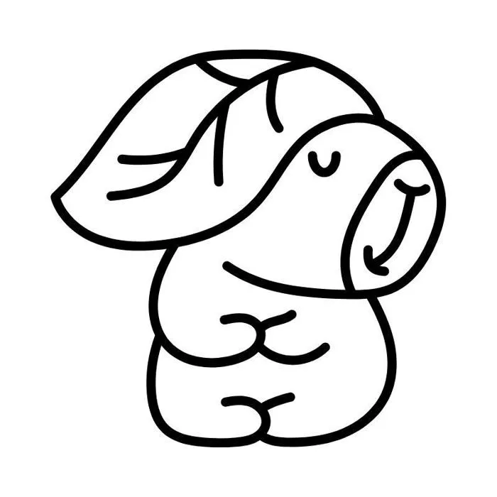 29+ Tranh Tô Màu Capybara Dễ Thương Rõ Nét Cho Bé