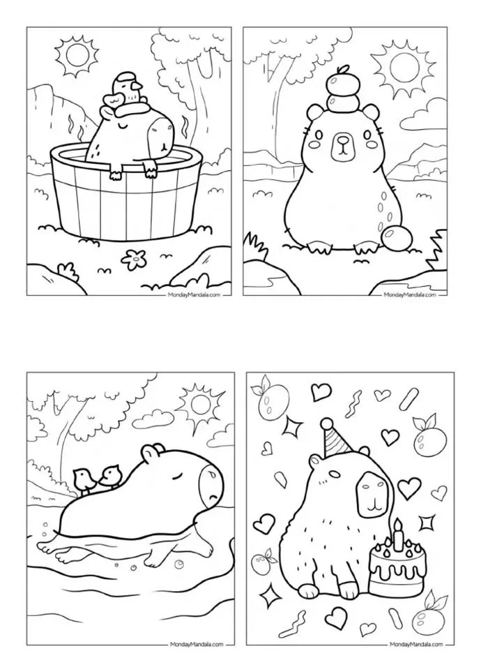 Tô Màu Capybara | PDF