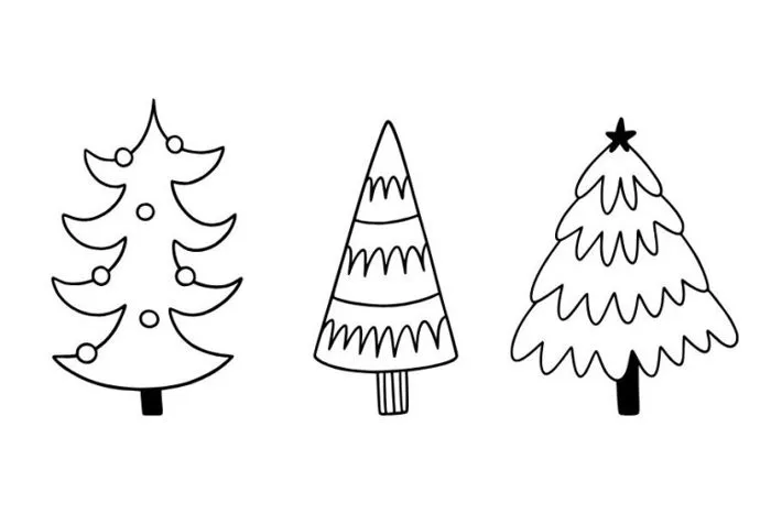 40+ mẫu tranh tô màu cây thông Noel cho bé đơn giản, giúp con thỏa sức sáng  tạo