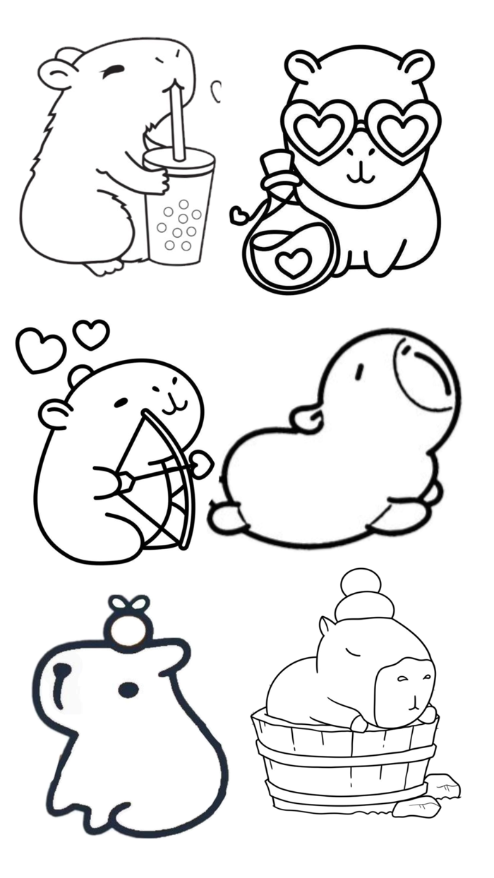 200+ tranh tô màu chibi cute, đơn giản dễ tô, tải xuống miễn phí