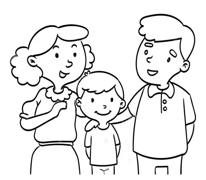 Tuyển chọn tranh tô màu chủ đề bản thân đẹp nhất cho bé