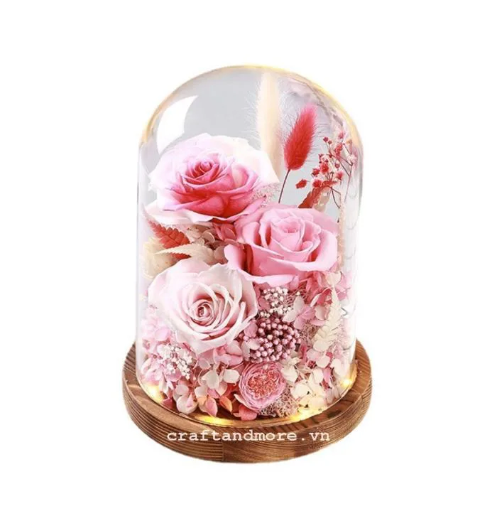 Bình hoa khô trang trí để bàn quà tặng handmade cá nhân hóa! Craft & More  Vietnam