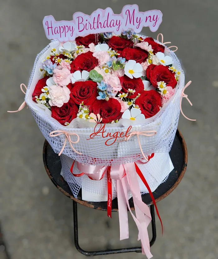 bó hoa sinh nhật đẹp cho nữ