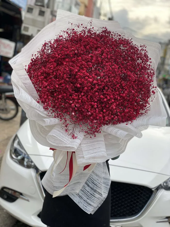 Bó hoa baby, chúc mừng sinh nhật, khai trương 04 - Điện hoa Đà Lạt
