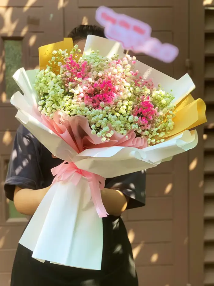 Bó Hoa Baby Đẹp Tặng Sinh Nhật