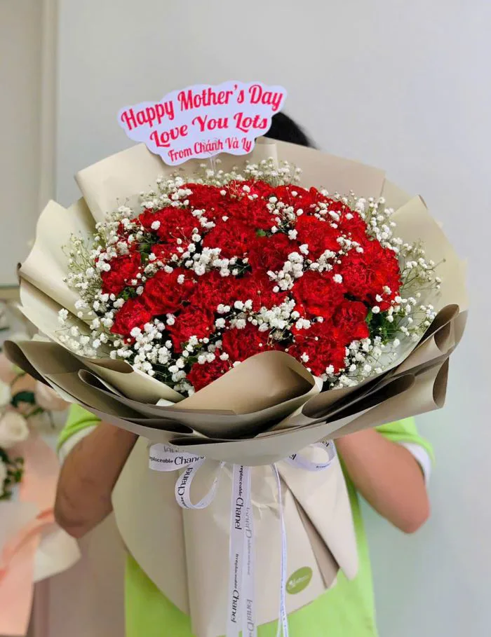 Mẫu hoa cẩm chướng đẹp tặng sinh nhật mẹ chỉ từ 400K