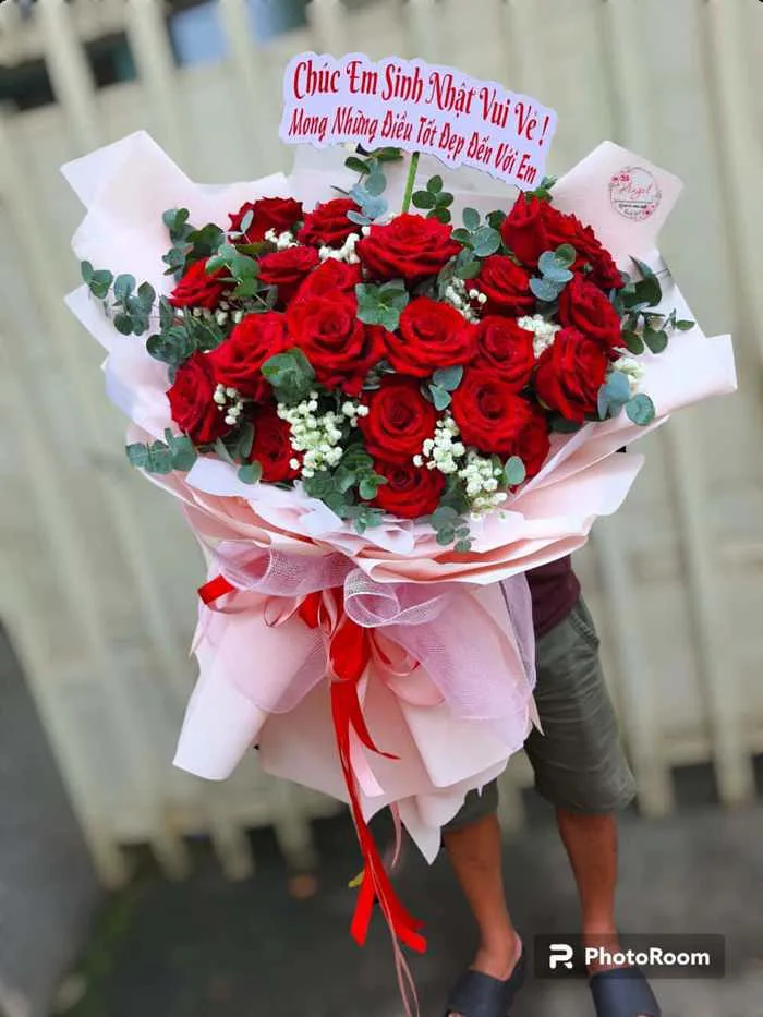 bó hoa hồng ecudor