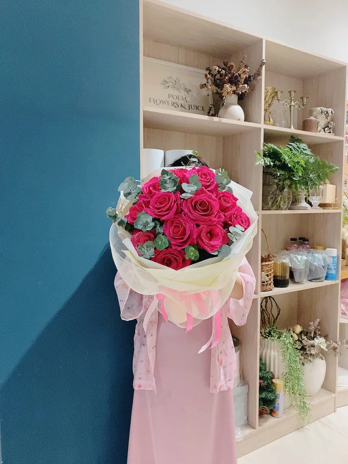 POEM FLOWERS - Bó hoa hồng nhập khẩu - Hoa sinh nhật Bó hoa hồng Ecudor nhập  khẩu Hà Lan cao cấp 15 bông to