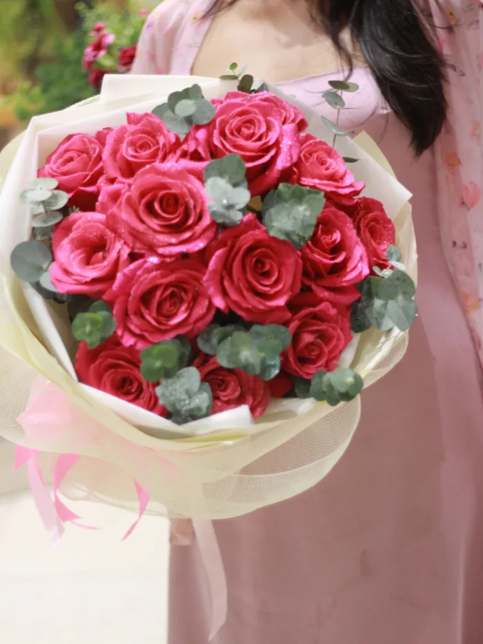 POEM FLOWERS - Bó hoa hồng nhập khẩu - Hoa sinh nhật Bó hoa hồng Ecudor nhập  khẩu Hà Lan cao cấp 15 bông to