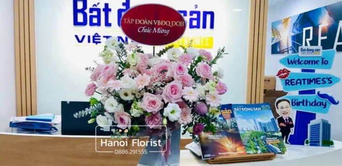 Lẵng Hoa Hồng Ohara Nhập Khẩu Tặng Sinh Nhật - Lẵng Hoa Hồng PinkOhara