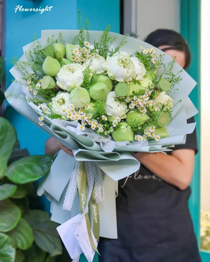 22+ Mẫu Giỏ, Lẵng, Bó Hoa Sen đẹp, ý Nghĩa - FlowerSight