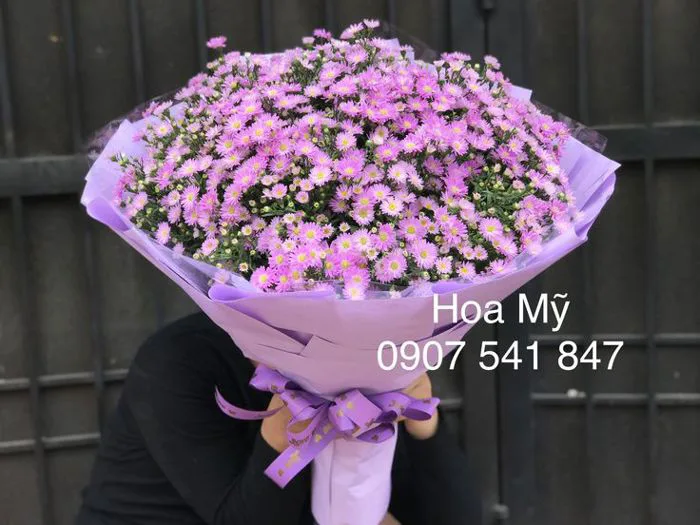 BÓ HOA THẠCH THẢO TÍM TẶNG SINH NHẬT