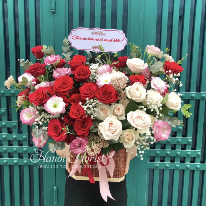 Lẵng Hoa Tặng Mẹ Yêu