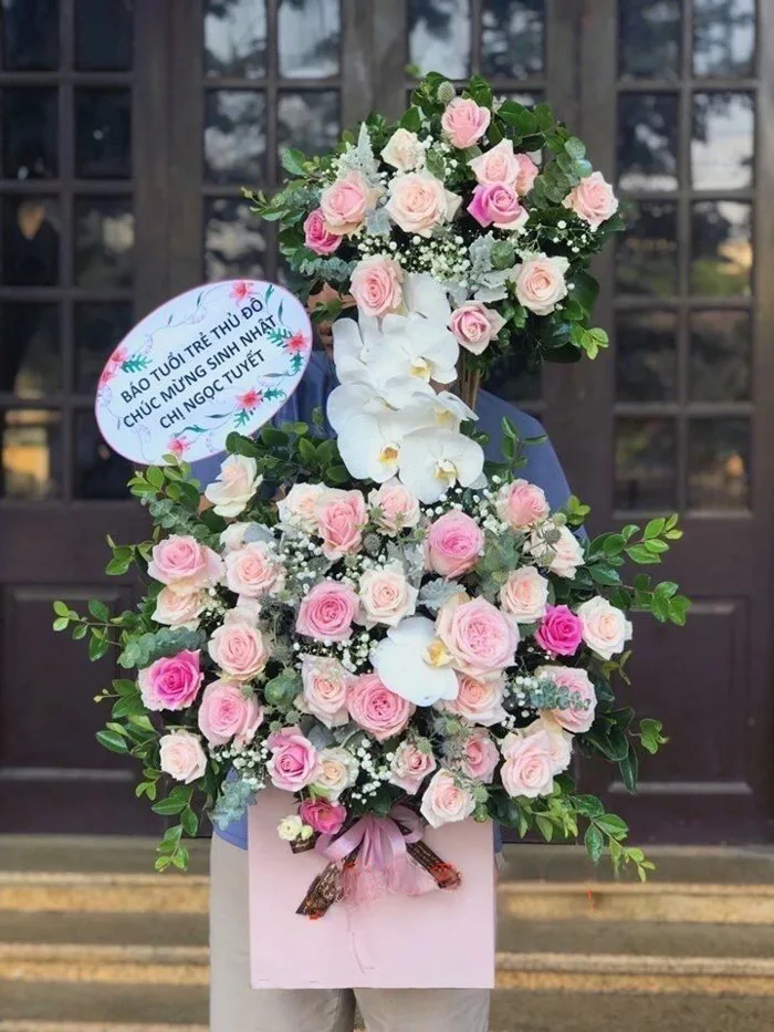 39+ Mẫu lẵng hoa khai trương 2 tầng đẹp nhất